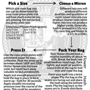 How To Properly Use Your Rosin Bags