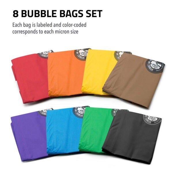5 gallon bubble bags 8 bag set