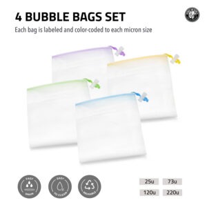 5 gallon all mesh bubble bags 4 set