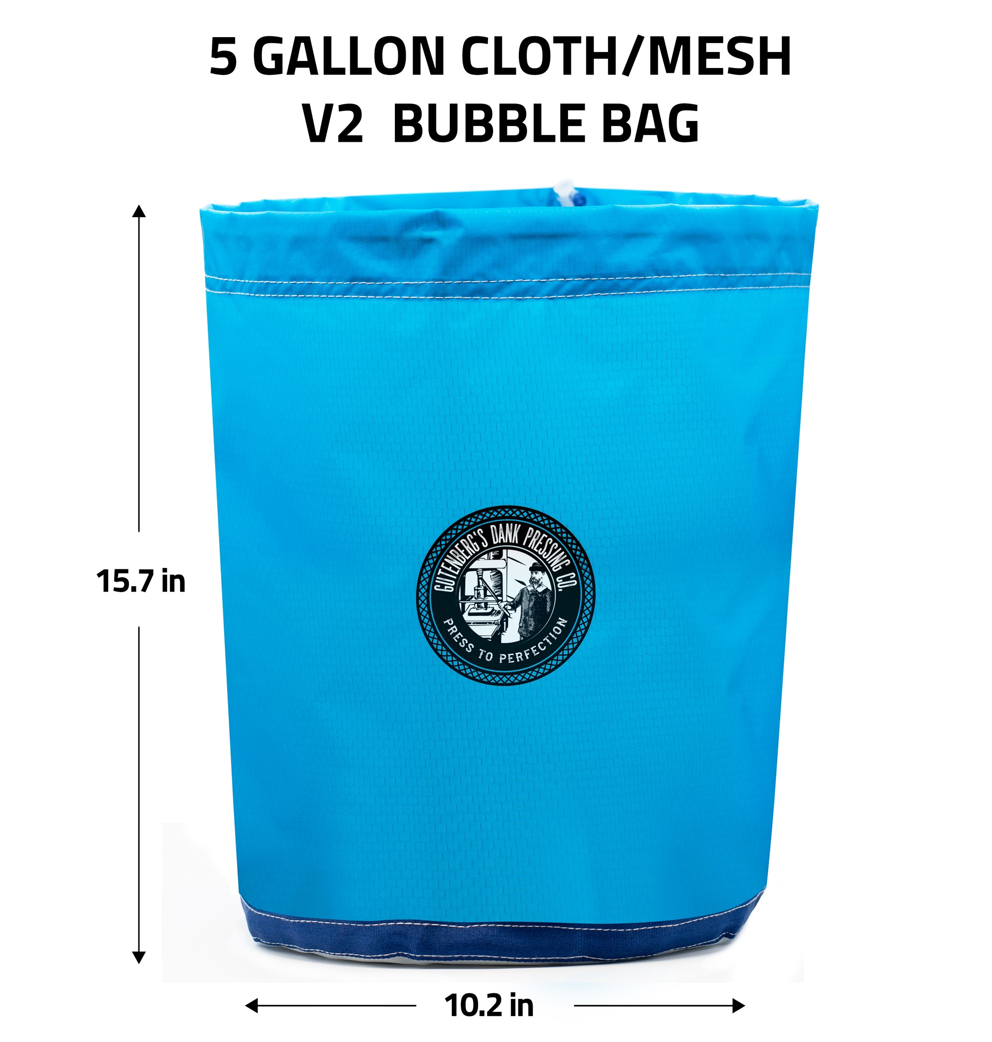 5 Gallon V2 Bubble Bags Cloth/Mesh 8 Bag Set