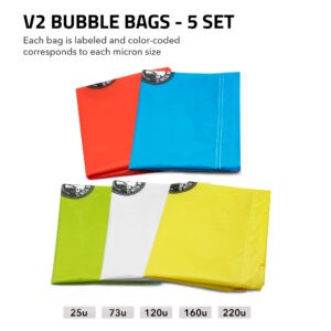 5 gallon v2 cloth mesh bubble bags 5 set