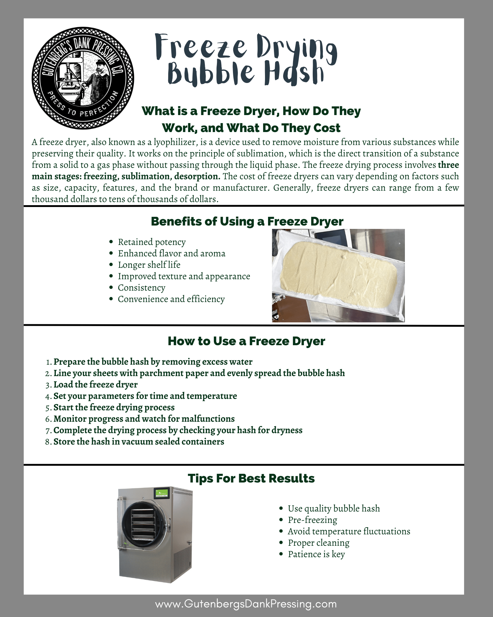 How to Freeze Dry Bubble Hash