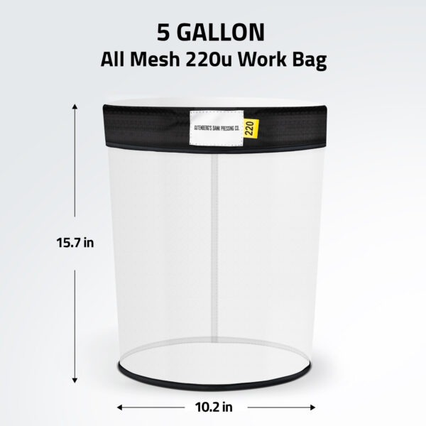 20 gallon all mesh zipper bubble bags