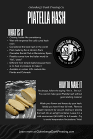 What Is Piatella Hash How To Make Piatella Easily