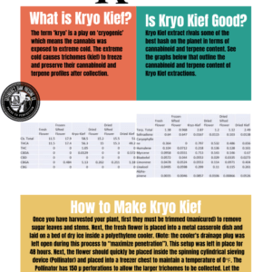 Discover A New Solventless Product - What is Kryo Kief?