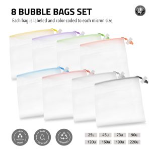 5 gallon all mesh bubble bags 8 set